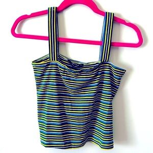 Striped Ribbed Tank Top